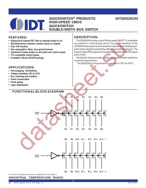 QS32X245Q2G datasheet  